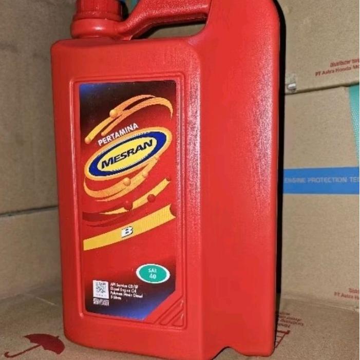Pelumas Mesin Diesel Mesran B40 5liter SAE 40/Oli Mesin Mobil Diesel