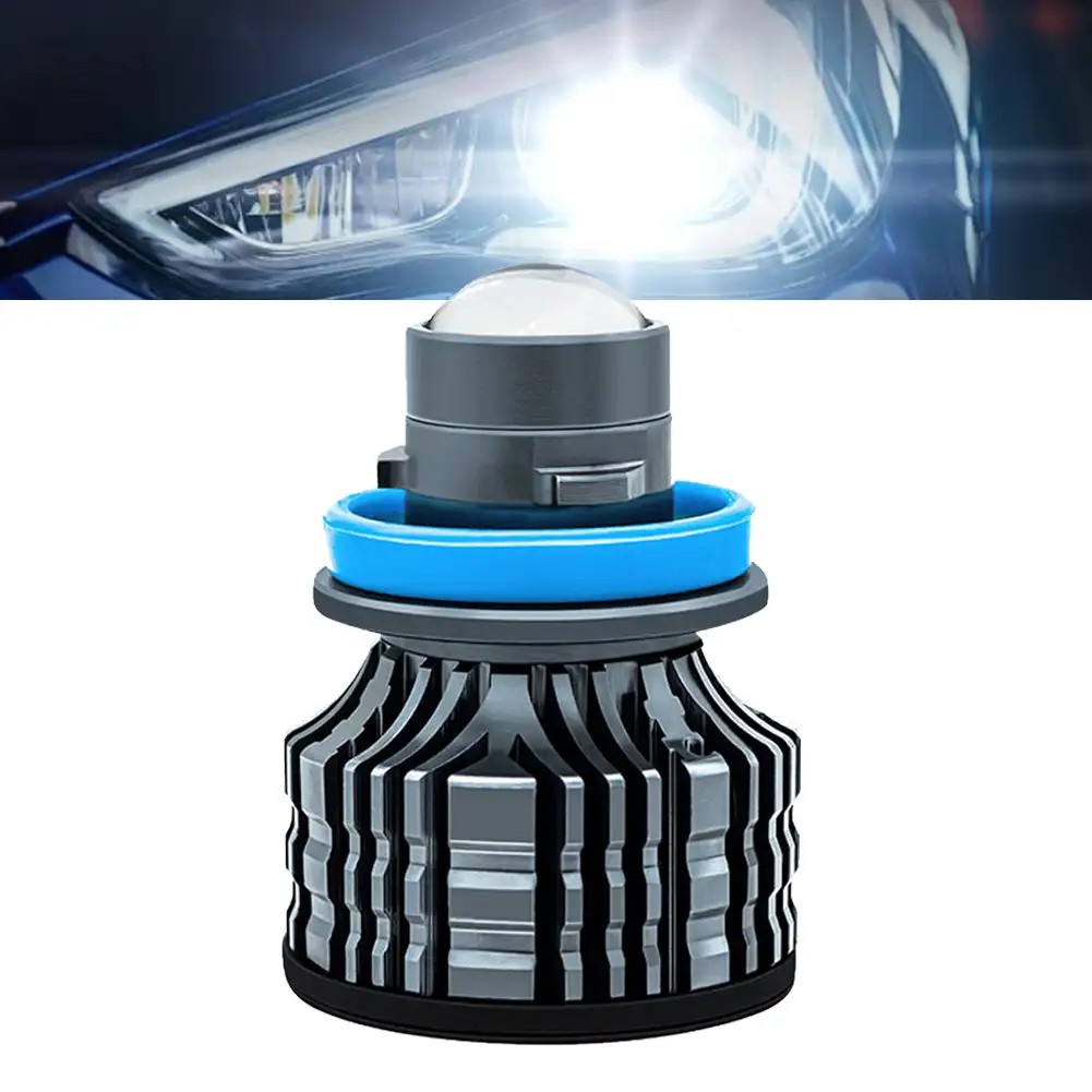 Laser Lens H7 Led Fog Light Bulb H11 Led Fog Lamp H8 H9 9005 HB3 9006 HB4 CSP 6000K Turbo Fog Light