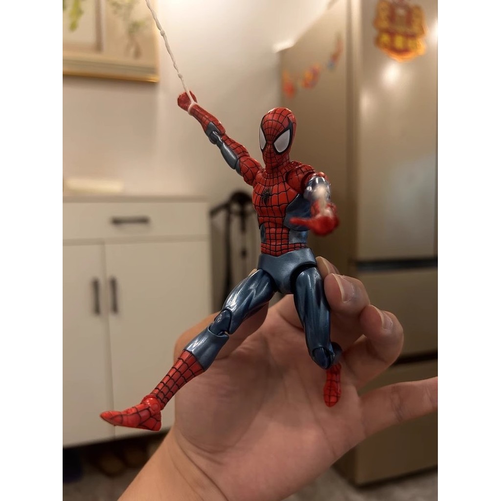 Hot CT Toys SpiderMan Mafex 075 Figure The Anazing Spiderman Comic Ver Mafex 185 Action Figure