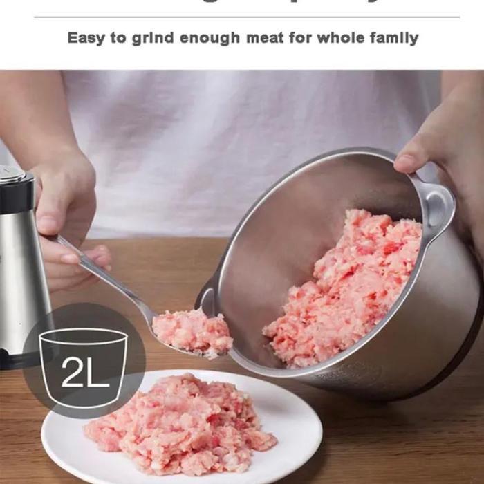 "New" (COD) BLENDER DAGING DAN PENGHANCUR ES STAINLESS BLANDER CHOPER Pisau Pengaduk