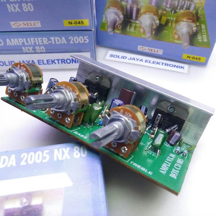 Power Amplifier Stereo Tda2005 Nx80 12 Volt Dc Populer