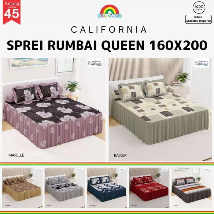 Turu - Sprei Rumbai Queen (160X200)