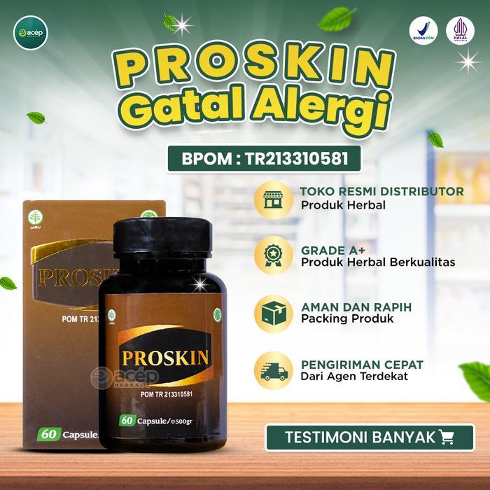 Proskin Herbal Untuk Gatal Alergi Jamur Alergi Makanan Gatal Menahun Proskin Ori