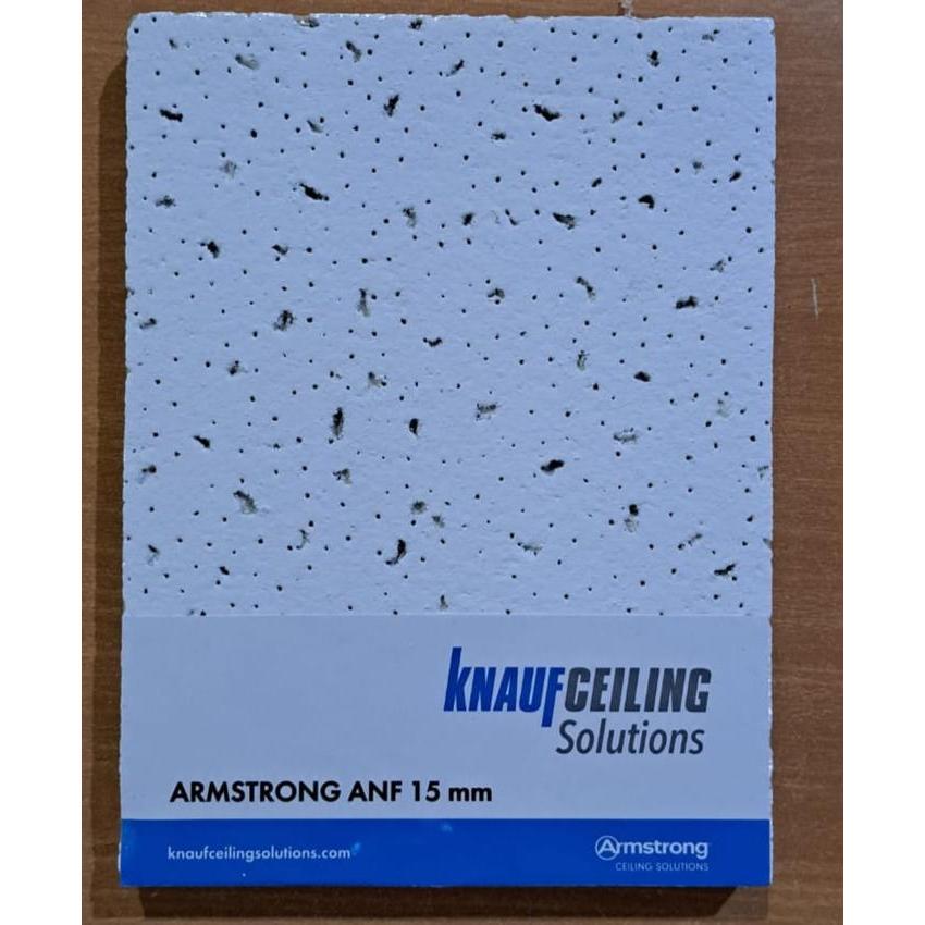 Knauf Armstrong ANF 15x600x1200mm Plafon Akustik Sound Absorption NRC 0.50 CAC 30 RH 95% untuk
