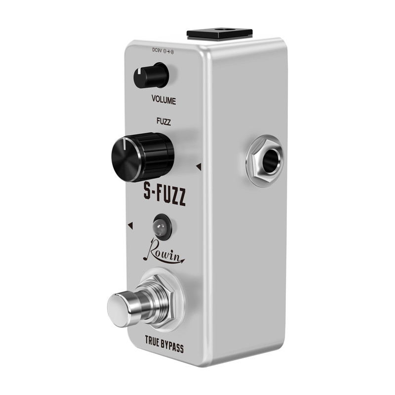 Rowin Guitar Pedal S-Fuzz Classic Smooth Vintage Pure Super Fuzz Tone Volume Fuzzy Effects Electric