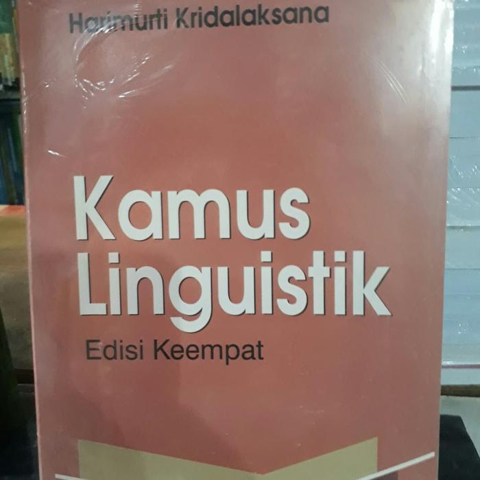 Kamus linguistik.