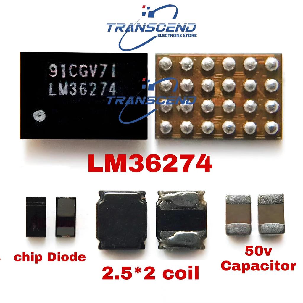 1-20sets LCD Backlight Back Light Driver IC For  Galaxy A12 LM36274 ND ic display Inductance