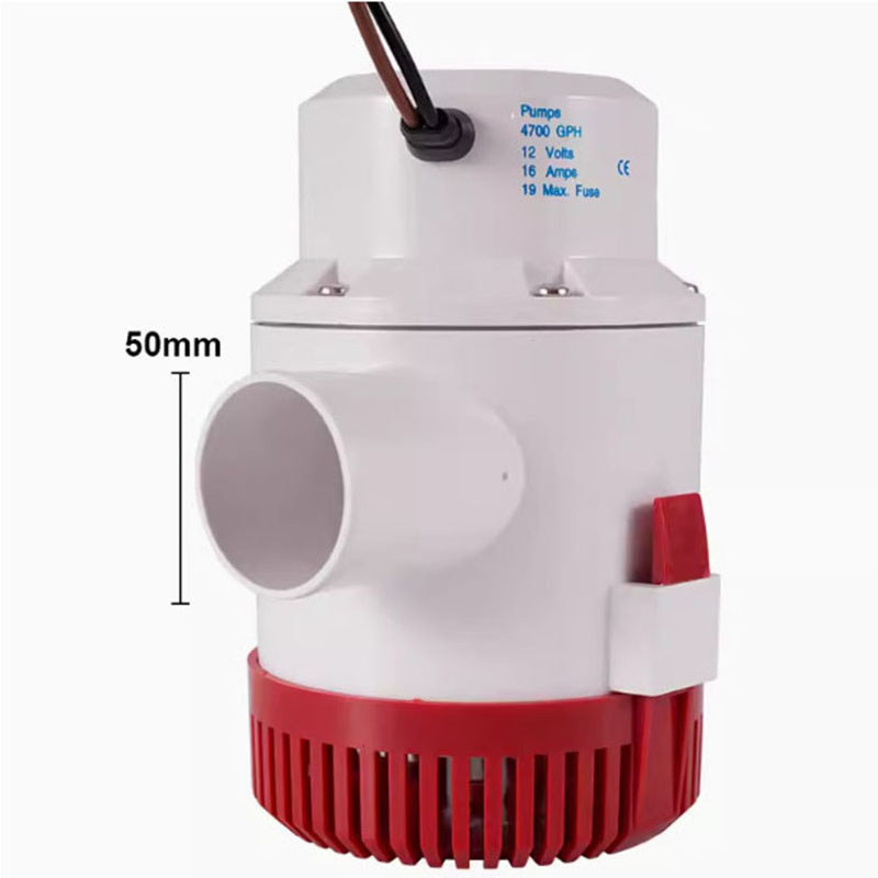 3700GPH Large Flow Dc 12v 24v Bilge Pump Electric Water Pump For Boat Accessories submersible Boat W