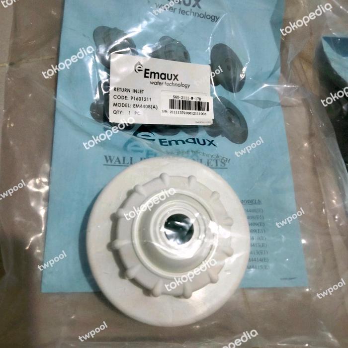 inlet fitting kolam renang emaux 1,5 inch