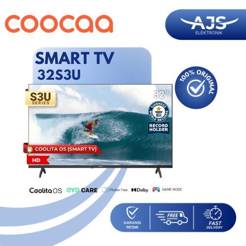 led tv coocaa 32" inch smart digital 32s3u 32s3 u coca
