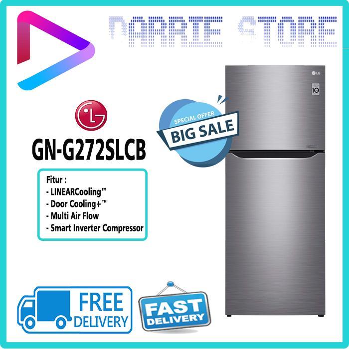 LG GN-G272SLCB KULKAS INV 2 PINTU GNG272SLCB GN-G272 GNG272 272SLCB