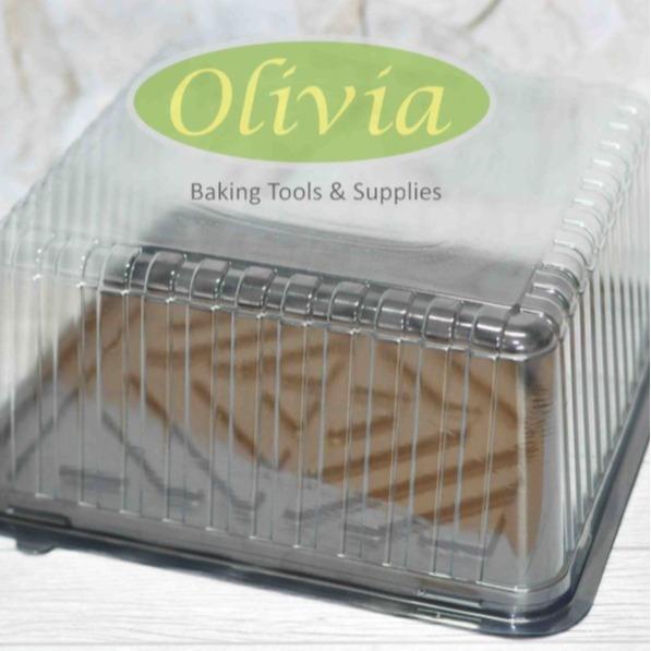 Terlariss Box Mika Tart Kotak CT 300 / Tempat Kue Bolu Ukuran 30 cm