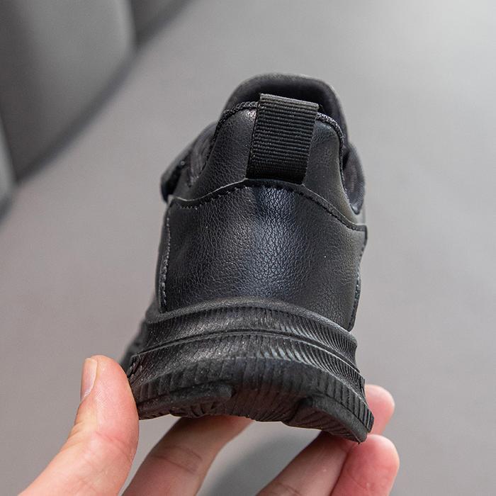 Ready Sepatu Sekolah Unisex / Sepatu Anak Tk Sd Terbaru / Sepatu Sekolah Hitam Polos -Gratisongkir