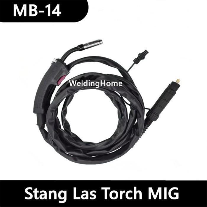 Mb14 Stang Las Torch Mig Co2 Mb 14 Ak Welding Torch 2.5M 3M Mb14 Mb-14