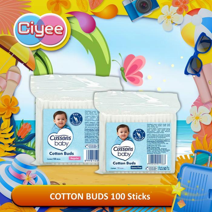 Cussons Baby Cotton Buds Regular 100 Sticks - Cotton Bud - Ciye