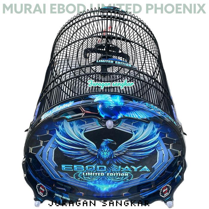 Sangkar Kandang Murai Ebod Pvc Decal Limited Edition Phoenix Series #Gratisongkir