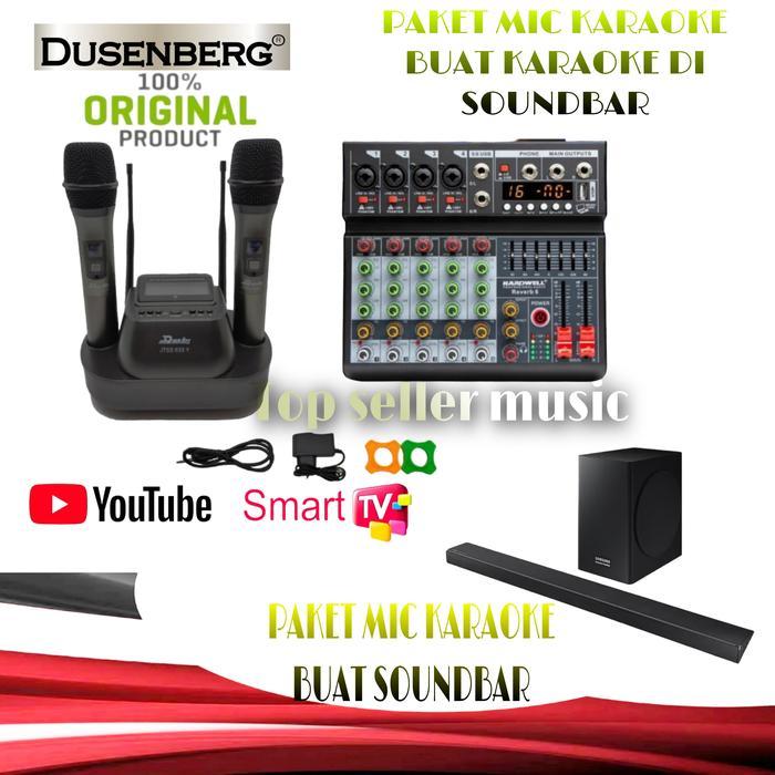 PAKET C WIRELESS KARAOKE DUSENBERG UNTUK KARAOKEAN DI SOUNDBAR