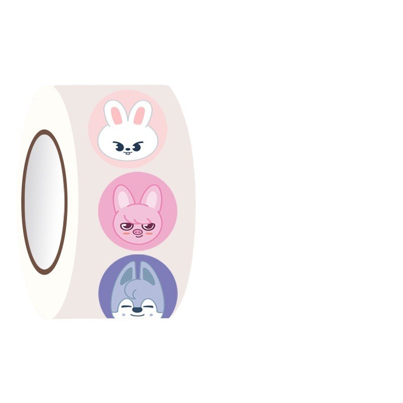 200 Stickers Stray Kids 2.7cm Stray Children Round Cartoon Anime Skzoo Packaging Sealing Small