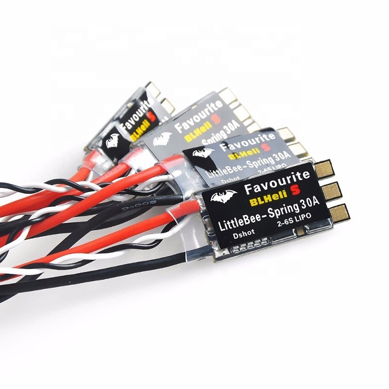5PCS LITTLE BEE BLHELI_S SPRING 2-6S 20A 30A ESC DSHOT ESC SPEED CONTROLLER FOR QAV-X FPV DRONE
