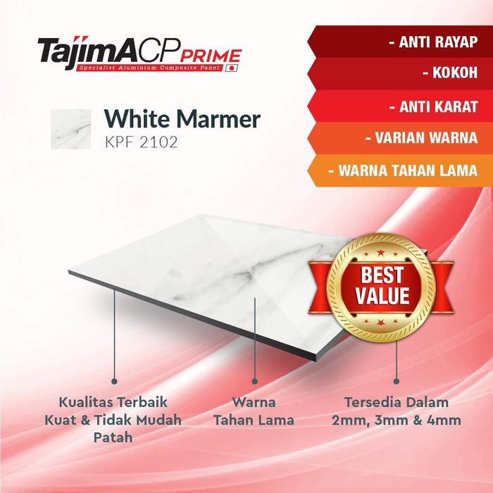 Acp Tajima 3mm PE - White Marmer