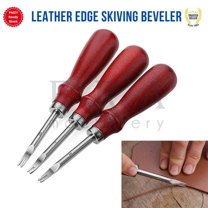 Beveler Edge Skiving Alat Grooving Kulit Alat Kulit Diy Handmade Leather Beveler Leather Tools 0.8Mm