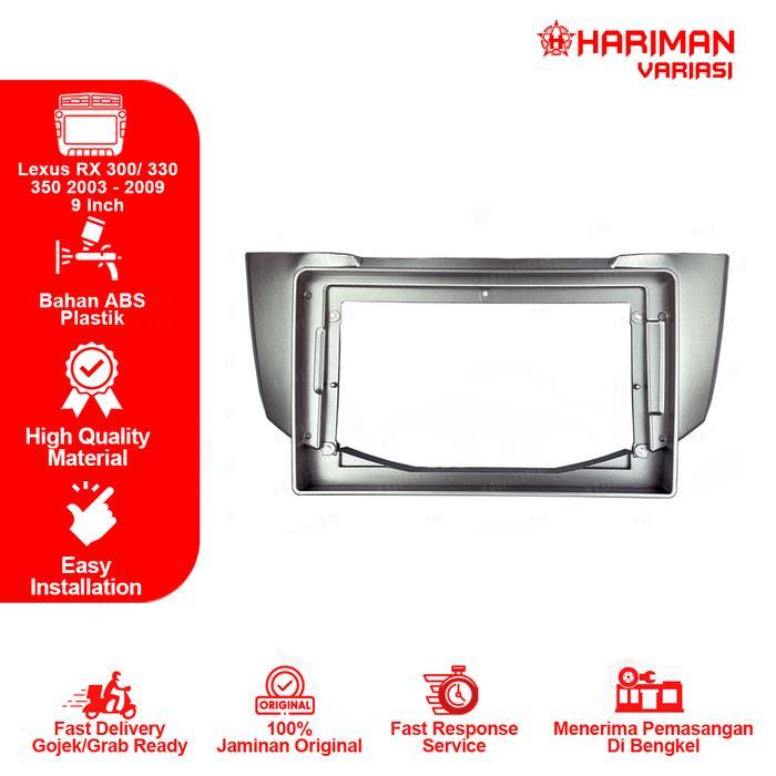 Frame Headunit Android Lexus/Harrier 2003-2009 9 inch RX 300/330/350 Car