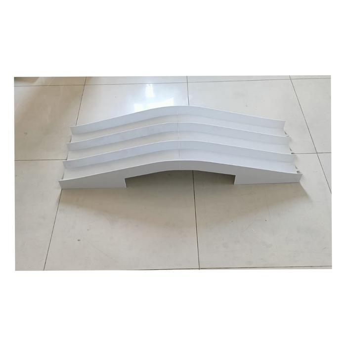 REP TAMIYA 69570 CIRCUIT SLOPE SECTION / TRACK TAMIYA SLOPE / TREK SLOOP 3 JALUR [ BAHAN PVC PUTIH ]