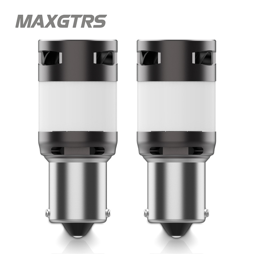 MAXGTRS 7440NA P21W LED Blub CANBUS 2500Lm PY21W Error Free BA15S T20 7440 W21W 1156 BAU15S No Hyper
