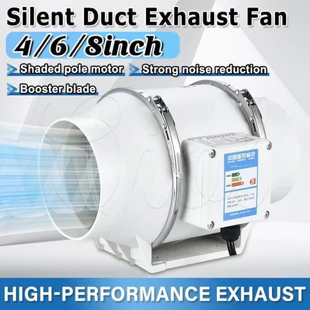HOT SALE KIPAS PENGHISAP ASAP DAPUR VENTILASI UDARA BLOWER EXHAUST FAN INLINE DUCT FAN