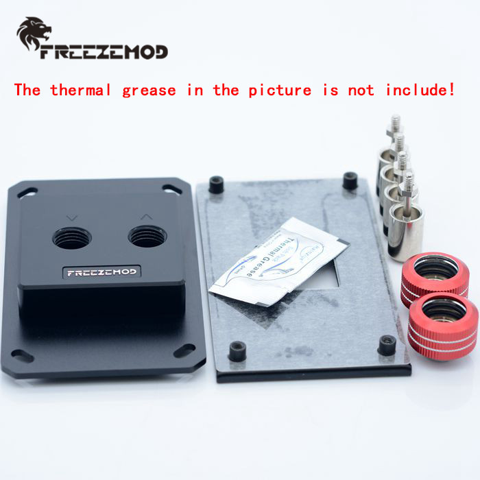 FREEZEMOD computer system PC water cpu cooler block liquid block cooling micro channel for AMD AM3