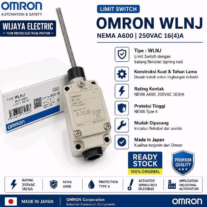 Omron Limit Switch Wlnj / Limit Switch Omron Wl-Nj Original