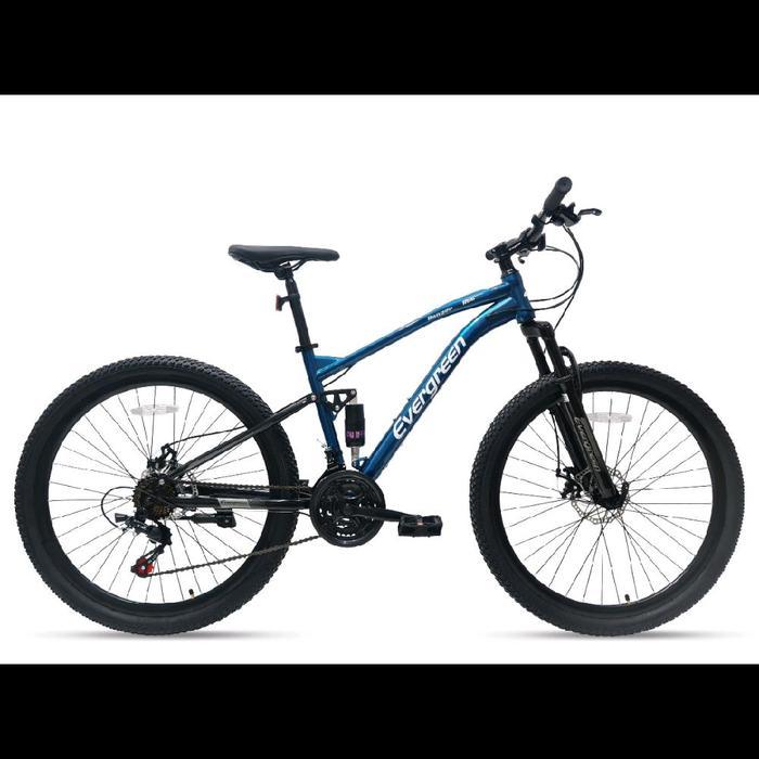 SEPEDA DEWASA GUNUNG MTB 27.5 INCH EVERGREEN SUSPENSI