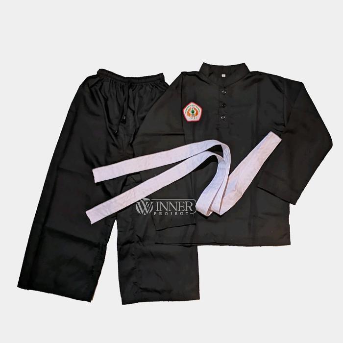 Seragam Pencak Silat Hitam Ipsi Baju Silat Ipsi Pemula Pasti Ori
