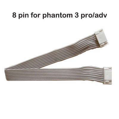6 PIN/8 PIN GIMBAL CAMERA/WIFI DRONE CONNECTOR CABLE FOR DJI PHANTOM 3 PRO/ADV/SE/STA