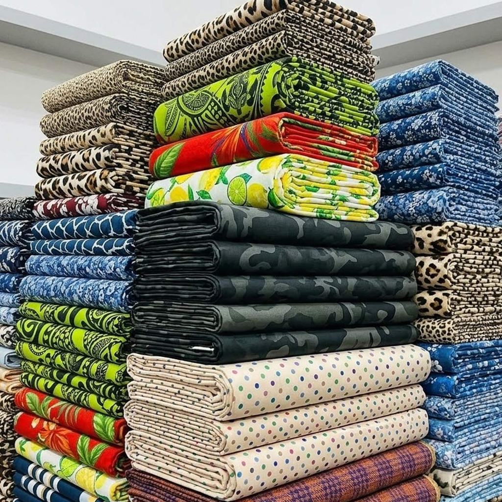 Kain Katun Twill Stretch Tebal Motif Keren Premium
