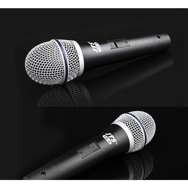 JTS TX-8 Dynamic Vocal Microphone Moving Coil Cardioid Wired Professional Stage Singing Mic With