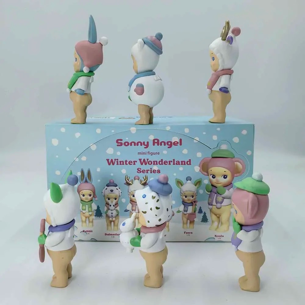 Sonny Angel Blind Box Winter Wonderland Series Mini Anime Figures Ornaments Dolls Fans Children