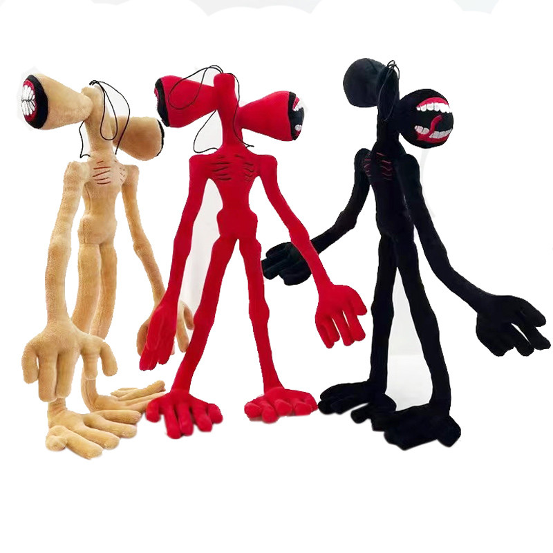 55CM Bendable Siren Head Plush Toys Office Decoration Standing Siren Head Stuffed Toy Desktop