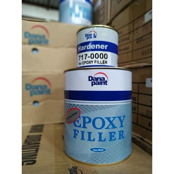 Cat Danapaint Duco Epoxy - Epoxi Filler - Cat Dasar -Abu & Putih 1 Kg #Gratisongkir