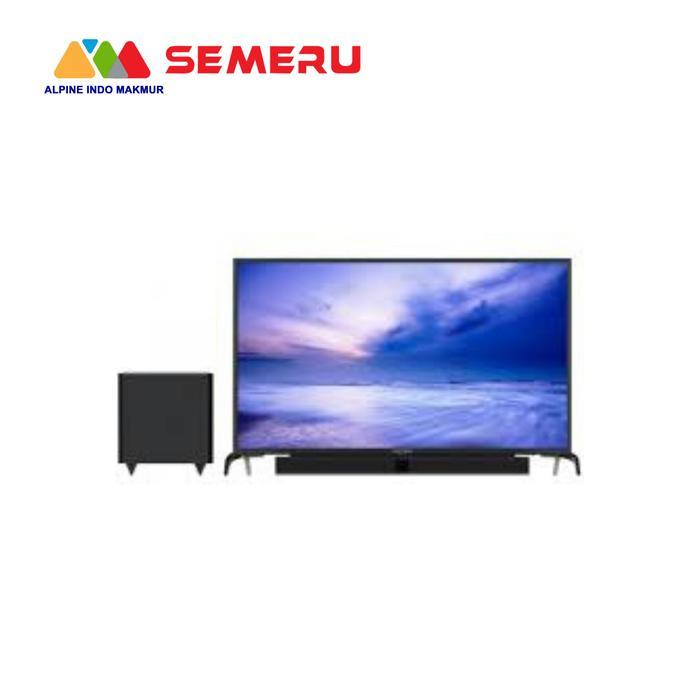 POLYTRON LED TV 32" + SOUNDBAR PLD-32B1550 W KHUSUS AREA MAKASSAR