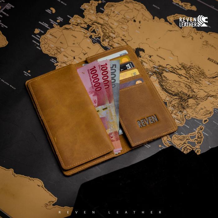 TERLENGKAP Dompet Pria Dompet Kulit Asli Reven Gavin Wallet Dompet Panjang