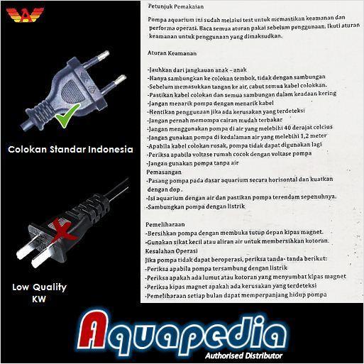 Aquila P1800 Pompa Celup Aquarium Aquascape Submersible Water Pump P-1800 Terbaik