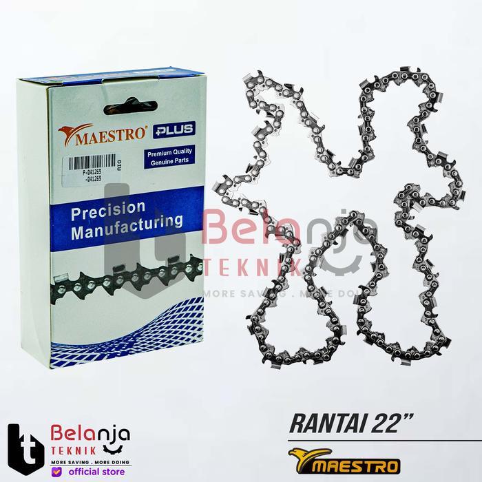 MAESTRO RANTAI CHAINSAW GERGAJI MESIN POTONG KAYU 22" INCH RANTAI 22"