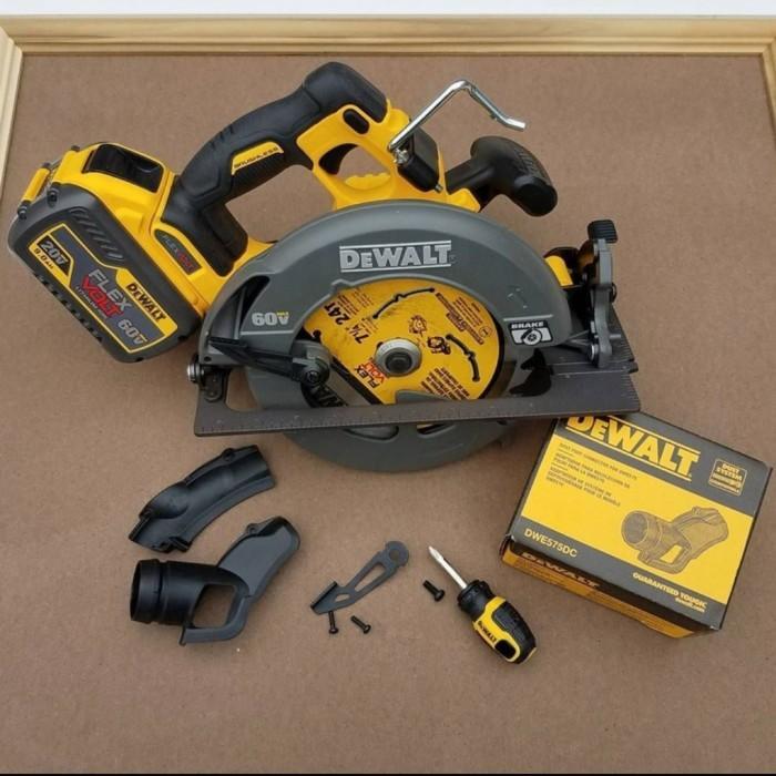 DEWALT MESIN GERGAJI KAYU CIRCULAR SAW CORDLESS 7 INCH DCS575 DCS 575