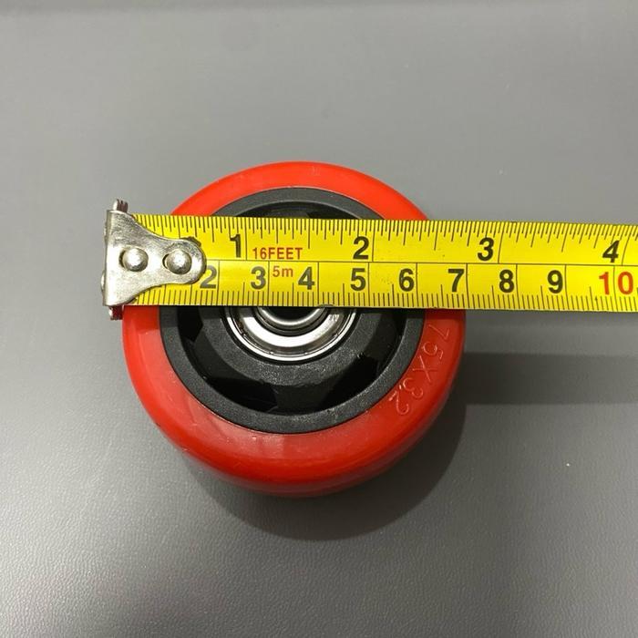 "New" Roda PU merah only + roda PU 3 inch + roda PU merah 4 inch + roda PU merah 5 inch Only ( hanya