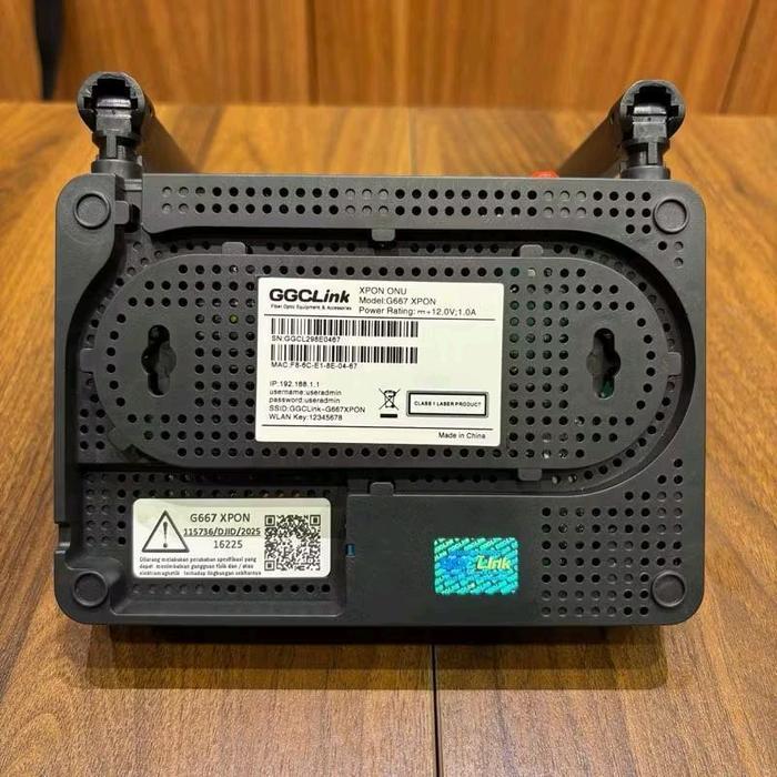 ONT XPON GGCLINK G667 UPLINK POSTEL BISA EPON GPON