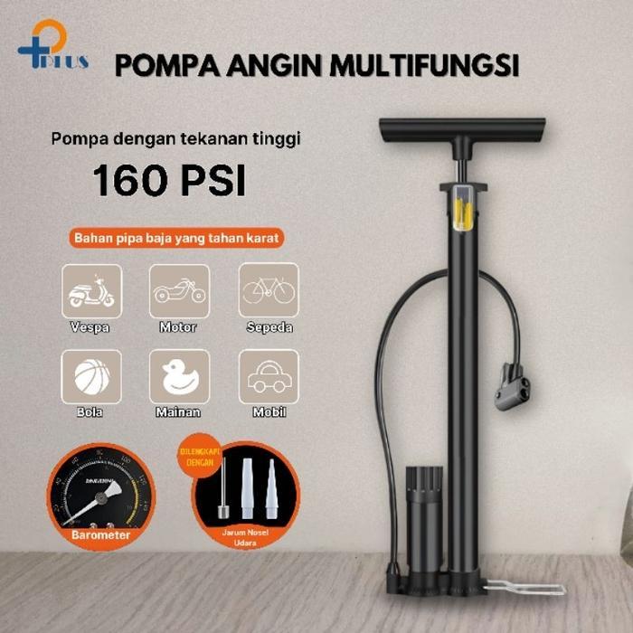 Krisbow - Grosir High Pressure Pompa Angin Portable Sepeda Motor Dan Mobil Kokoh