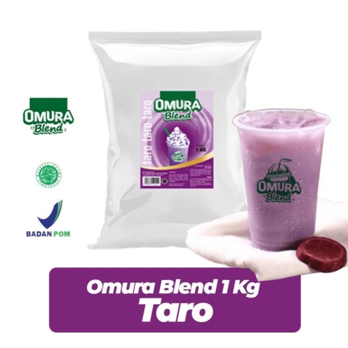 Omura Blend Bubuk Minuman Rasa Taro Powder Drink 1 Kg Omura Powder Terlaris