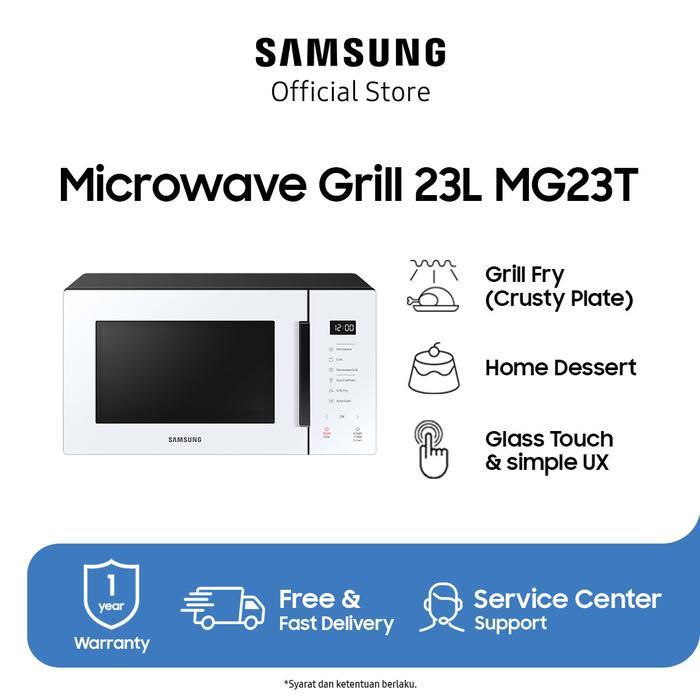 Samsung Microwave Grill BESPOKE 23L - MG23T5068CW/SE - Samsung Microwave Grill BESPOKE 23L