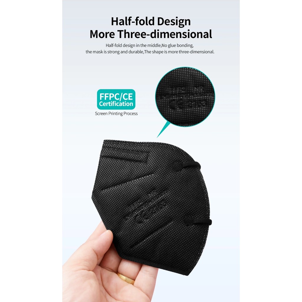 FFP2 Face Masks Masques CE KN95 Face Mask Filter 5Layers Adult kn95 Mascarillas Quirurgicas